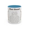 11oz Plott Hound Mug, Orange, front view