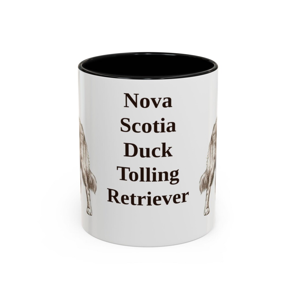 12557229572749104712_2048.jpeg 11oz Nova Scotia Duck Tolling Retriever Mug, Vintage Dog Portrait Coffee Mug, Dog Lover Gift