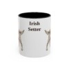 11oz Irish Setter Mug, Vintage Dog Portrait Coffee Mug, Dog Lover Gift