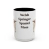 15oz Welsh Springer Spaniel Dog Mom Mug, Vintage Sketch Coffee Mug, Dog Mom Gift