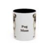 11oz Pug Dog Mom Mug, Vintage Sketch Coffee Mug, Dog Mom Gift