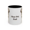 11oz Shar-Pei Dog Dad Mug, Vintage Sketch Coffee Mug, Dog Dad Gift