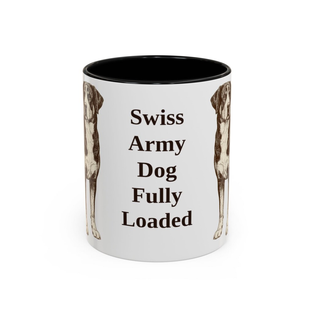 11oz Funny Greater Swiss Mountain Dog Mug, Vintage Dog Coffee Mug, Dog Lover Gift
