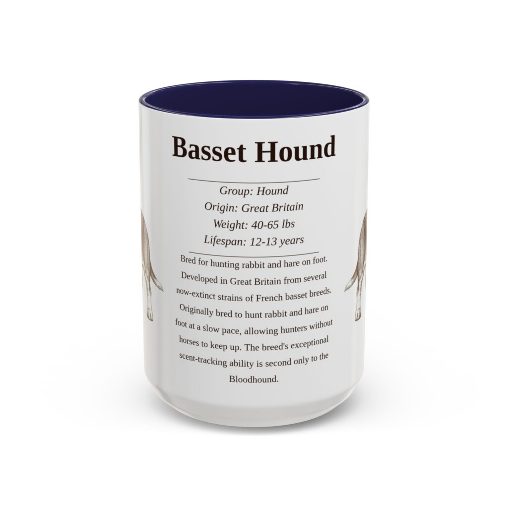 12867861883598413066_2048.jpeg 15oz Basset Hound Mug, Orange, front view