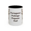 11oz Portuguese Podengo Pequeno Dog Dad Mug, Vintage Sketch Coffee Mug, Dog Dad Gift