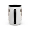 15oz Plott Hound Mug, Black, back view
