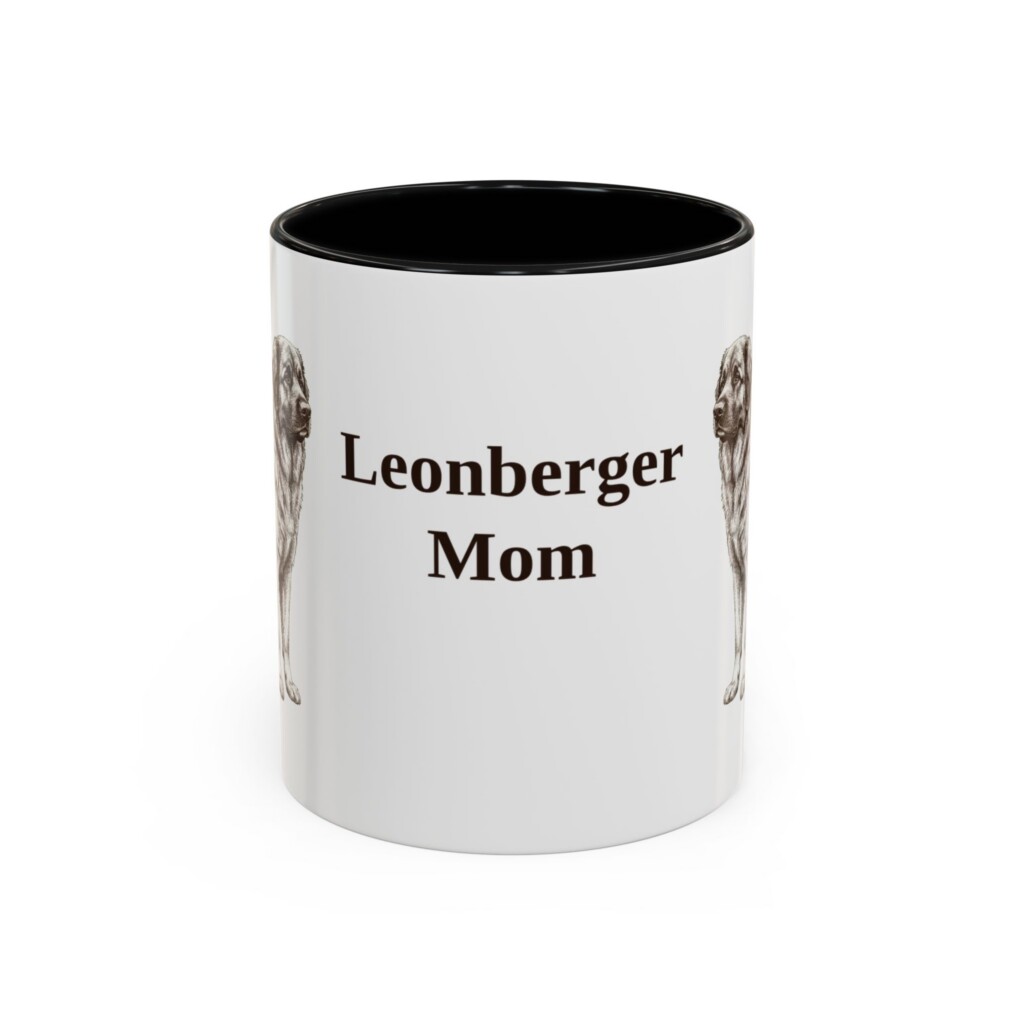 13022588323964931289_2048.jpeg 11oz Leonberger Dog Mom Mug, Vintage Sketch Coffee Mug, Dog Mom Gift