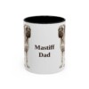 11oz Mastiff Dog Dad Mug, Vintage Sketch Coffee Mug, Dog Dad Gift