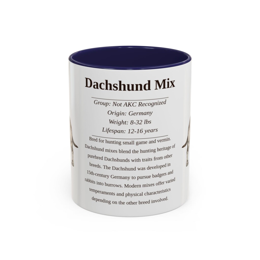 13143181021685702478_2048.jpeg 11oz Dachshund Mix Mug, Yellow, front view