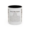 11oz Kerry Blue Terrier Mug, Illustrated Dog Breed Facts Coffee Mug, Vintage Dog Keepsake Gift