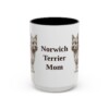 13182577570163056070_2048.jpeg 15oz Norwich Terrier Dog Mom Mug, Vintage Sketch Coffee Mug, Dog Mom Gift