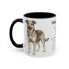 11oz Shepherd Mix Mug, Black, left side view