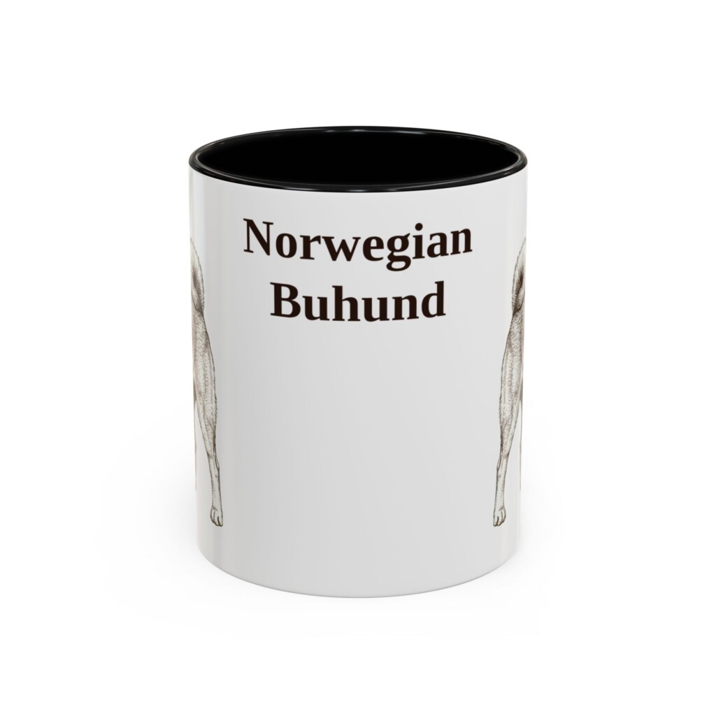1324953477425379231_2048-1.jpeg 11oz Norwegian Buhund Mug, Vintage Dog Portrait Coffee Mug, Dog Lover Gift