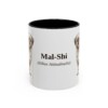 11oz Mal-Shi Latin Mug, Vintage Dog Coffee Mug, Dog Lover Gift