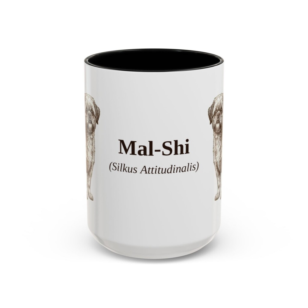 1328656268903791339_2048.jpeg 15oz Mal-Shi Latin Mug, Vintage Dog Coffee Mug, Dog Lover Gift