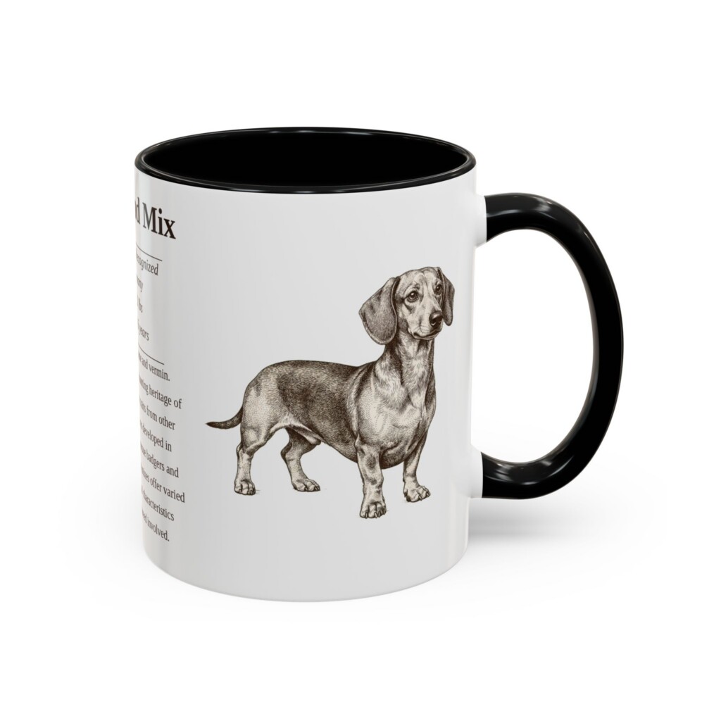 13313691249993114368_2048.jpeg 11oz Dachshund Mix Mug, Black, right side view