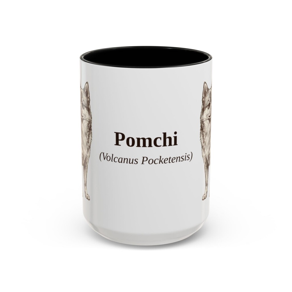 13346272264188268337_2048.jpeg 15oz Pomchi Latin Mug, Vintage Dog Coffee Mug, Dog Lover Gift