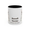 11oz Russell Terrier Latin Mug, Vintage Dog Coffee Mug, Dog Lover Gift