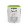 11oz Boykin Spaniel Mug, Light Blue, front view