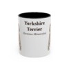 11oz Yorkshire Terrier Latin Mug, Vintage Dog Coffee Mug, Dog Lover Gift