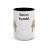 15oz Sussex Spaniel Mug, Vintage Dog Portrait Coffee Mug, Dog Lover Gift