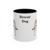 11oz Rescue Dog Mug, Vintage Dog Portrait Coffee Mug, Dog Lover Gift