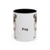 11oz Pug Mug, Vintage Dog Portrait Coffee Mug, Dog Lover Gift