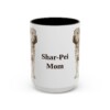 15oz Shar-Pei Dog Mom Mug, Vintage Sketch Coffee Mug, Dog Mom Gift