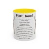 11oz Plott Hound Mug, Red, front view