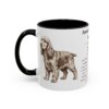 11oz American Cocker Spaniel Mug, Black, left side view