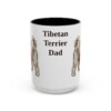 13673832178084767186_2048.jpeg 15oz Tibetan Terrier Dog Dad Mug, Vintage Sketch Coffee Mug, Dog Dad Gift