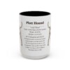 15oz Plott Hound Mug, Illustrated Dog Breed Facts Coffee Mug, Vintage Dog Keepsake Gift