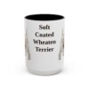 13735744329555070728_2048.jpeg 15oz Soft Coated Wheaten Terrier Mug, Vintage Dog Portrait Coffee Mug, Dog Lover Gift