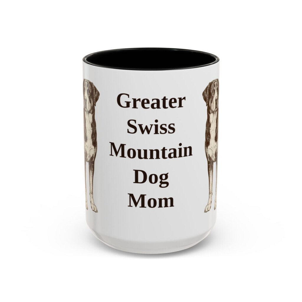 13841940919277324588_2048.jpeg 15oz Greater Swiss Mountain Dog Dog Mom Mug, Vintage Sketch Coffee Mug, Dog Mom Gift