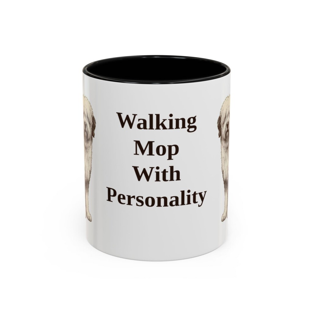 11oz Funny Old English Sheepdog Mug, Vintage Dog Coffee Mug, Dog Lover Gift