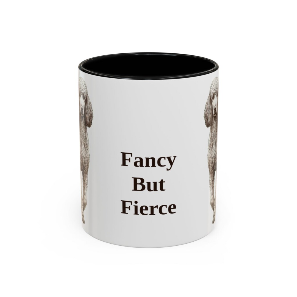 11oz Funny Poodle Mug, Vintage Dog Coffee Mug, Dog Lover Gift