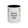 11oz Ibizan Hound Dog Dad Mug, Vintage Sketch Coffee Mug, Dog Dad Gift