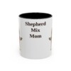 11oz Shepherd Mix Dog Mom Mug, Vintage Sketch Coffee Mug, Dog Mom Gift