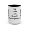 15oz Funny Jug Mug, Vintage Dog Coffee Mug, Dog Lover Gift