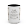 15oz Pit Bull Mug, Illustrated Dog Breed Facts Coffee Mug, Vintage Dog Keepsake Gift