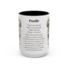 14033138389489105062_2048.jpeg 15oz Poodle Mug, Illustrated Dog Breed Facts Coffee Mug, Vintage Dog Keepsake Gift
