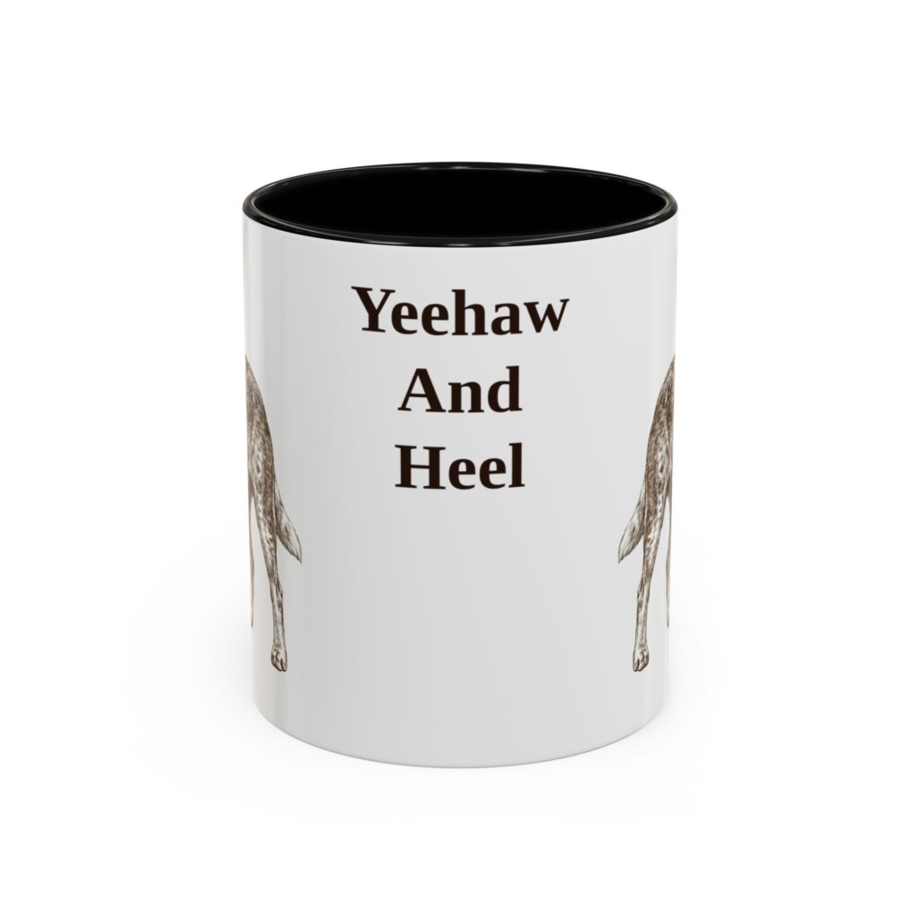 11oz Funny Texas Heeler Mug, Vintage Dog Coffee Mug, Dog Lover Gift