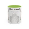 11oz Plott Hound Mug, Light Blue, front view