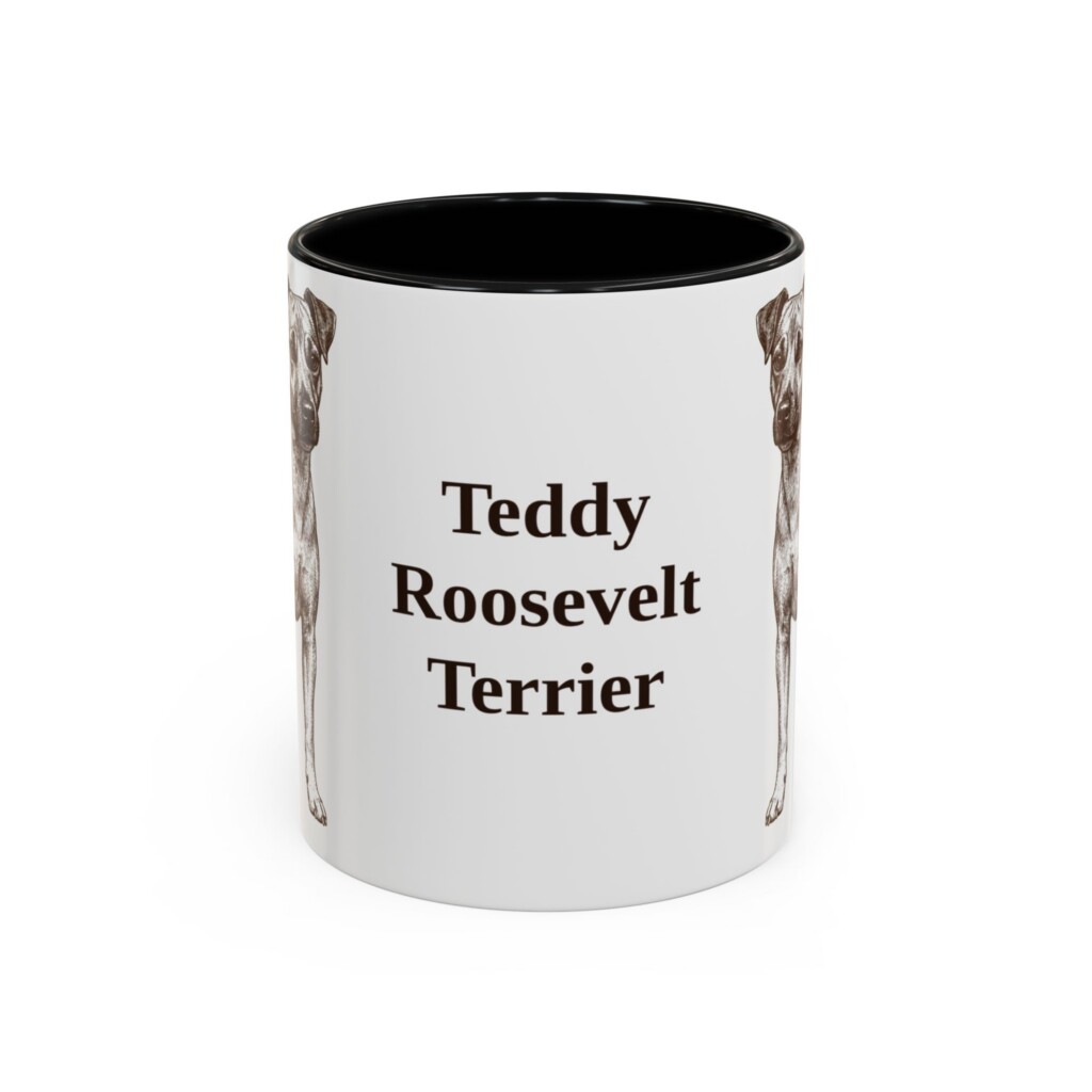 14217759378608982544_2048.jpeg 11oz Teddy Roosevelt Terrier Mug, Vintage Dog Portrait Coffee Mug, Dog Lover Gift