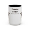 15oz Gordon Setter Latin Mug, Vintage Dog Coffee Mug, Dog Lover Gift