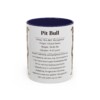 11oz Pit Bull Mug, Yellow, front view