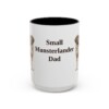 15oz Small Munsterlander Dog Dad Mug, Vintage Sketch Coffee Mug, Dog Dad Gift