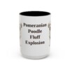 15oz Funny Pomapoo Mug, Vintage Dog Coffee Mug, Dog Lover Gift
