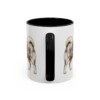 11oz American Eskimo Dog Mug, Black, back view