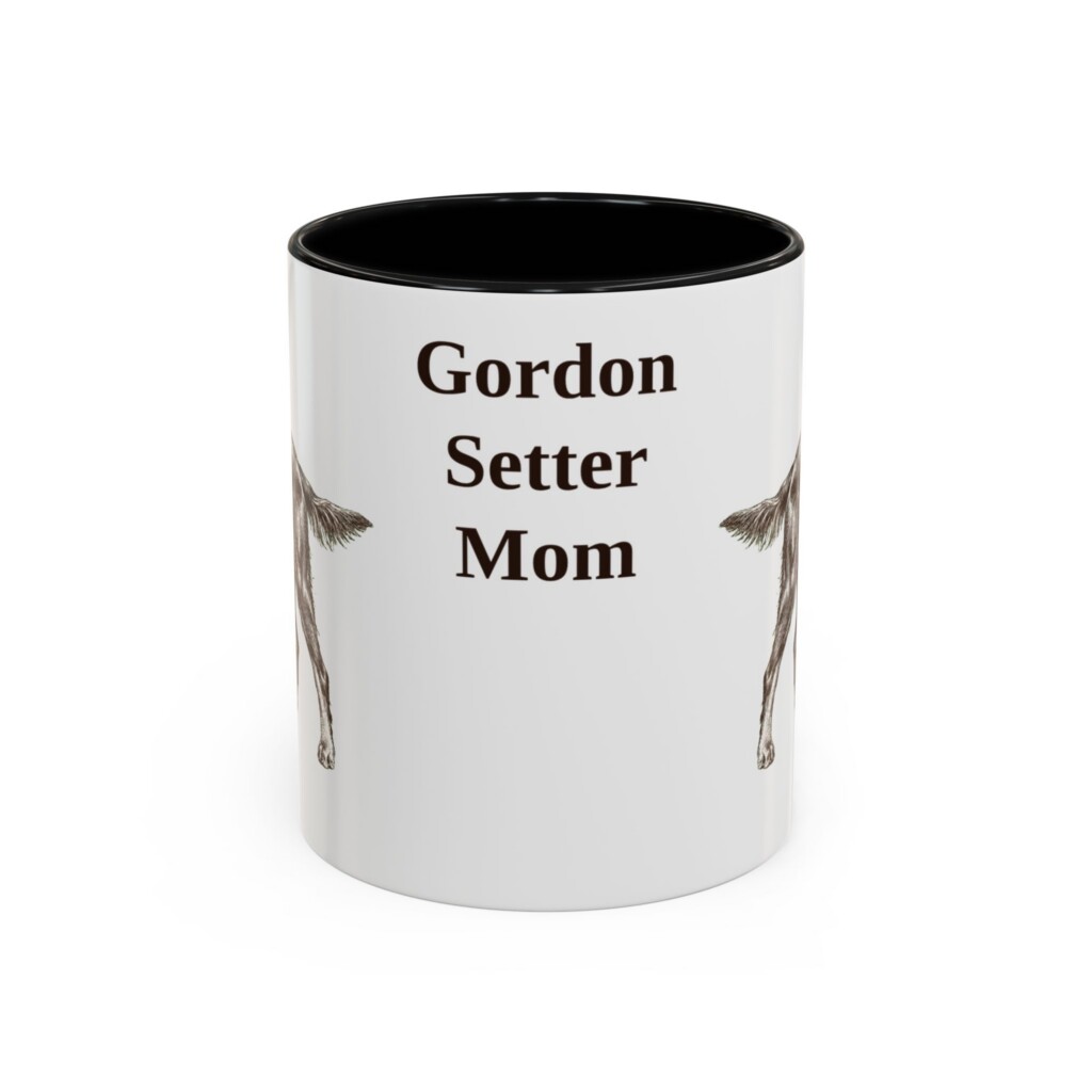 11oz Gordon Setter Dog Mom Mug, Vintage Sketch Coffee Mug, Dog Mom Gift